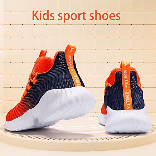 Image of VITUOFLY Boys Girls Sneakers Kids Mesh Lightweight Running Tennis Shoes