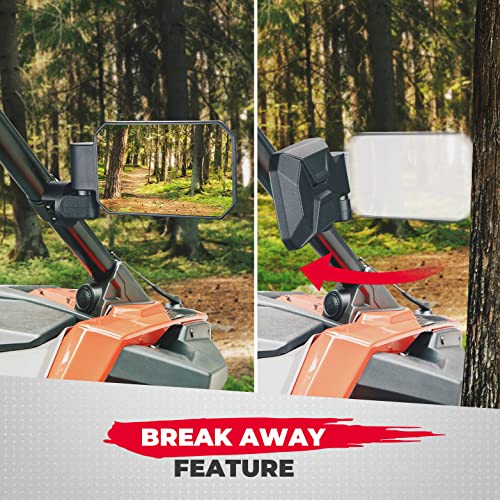 Kemimoto Utv Dome Light Roll Bar Cage Mount Interior Lights & For 1.25“-2.0" Roll Bar & Kemimoto Utv Side Mirrors For 1.6" To 2" Roll Bar Cage #TOP7