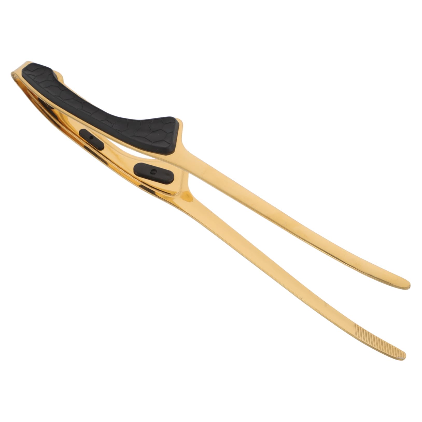 BESTonZON Stainless Steel Bbq Tongs Non- Grip Handle Heavy Duty Food Tongs for Outdoor Camping Picnics Grilling Accessories Ergonomic Design for Steak Meat Handling