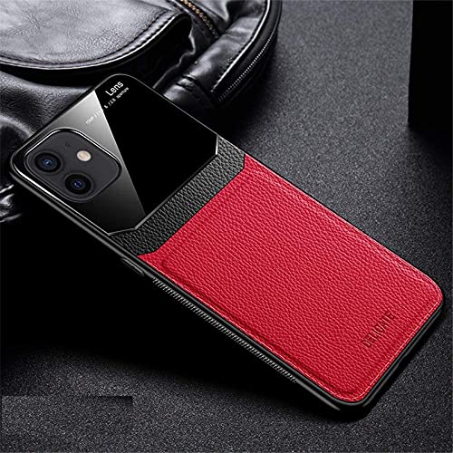 ClickCase™ for iPhone 12 (6.1"), PlexiGlass & Faux Leather Back Cover Case for iPhone 12 (6.1") (Elegant Red) (B0989TCKJ9) Amazon Price History, Amazon Price Tracker