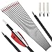 surwolf 32 Zoll Bogenschießen Carbonpfeile ID 4,2 mm Jagdpfeile 1000 Spine für Bogenschießen Compound & Recurve & Traditional Bow 12&24St (roter Pfeile, 12) Zoll Carbon günstig Kaufen-surwolf 32 Zoll Bogenschießen Carbonpfeile ID 4,2 mm Jagdpfeile 1000 Spine für Bogenschießen Compound & Recurve & Traditional Bow 12&24St (roter Pfeile, 12)