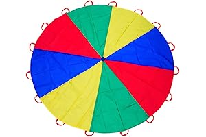 10ft Rainbow Play Parachute for Kids Outdoor Play