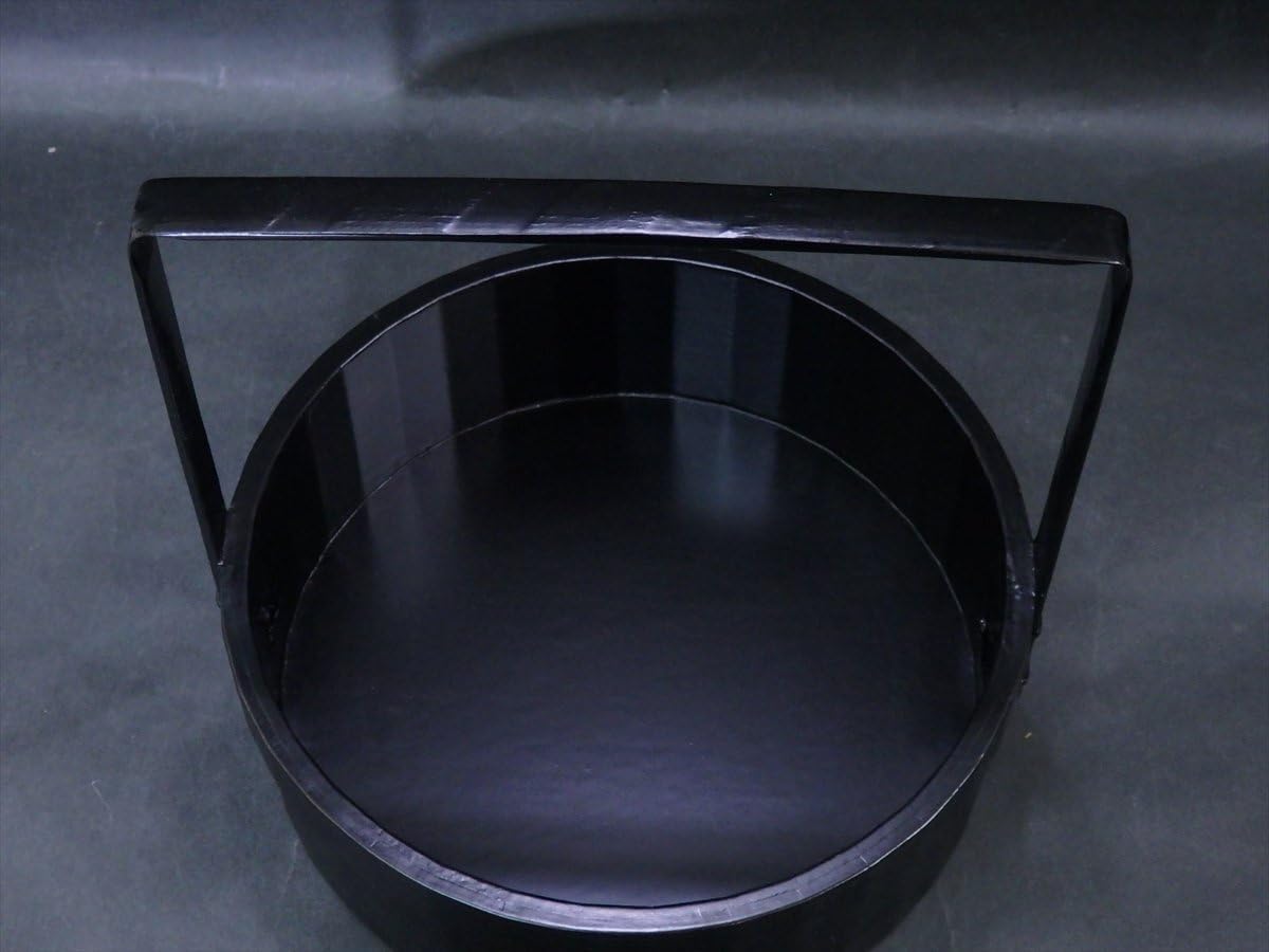 都屋】47 海田宗恵「宗旦好 一閑 手付莨盆」共箱 高