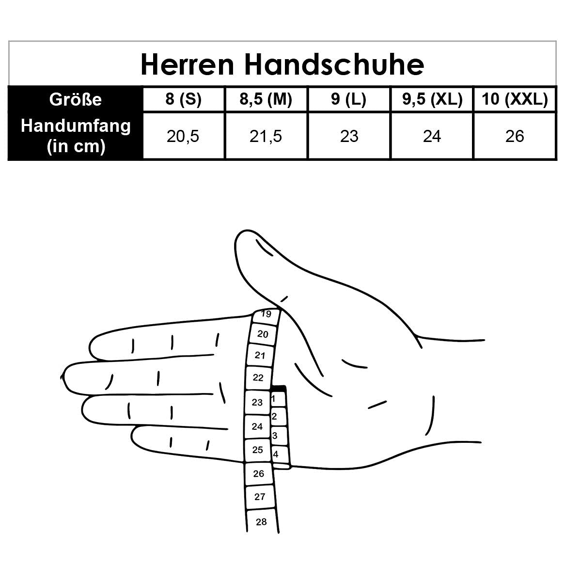 Guantes - para hombre