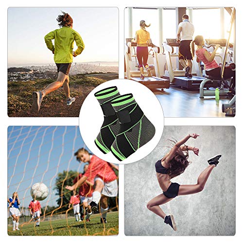 Cinta esportiva, Andoer Suporte de tornozelo masculino feminino cinta de tornozelo de compressão aju