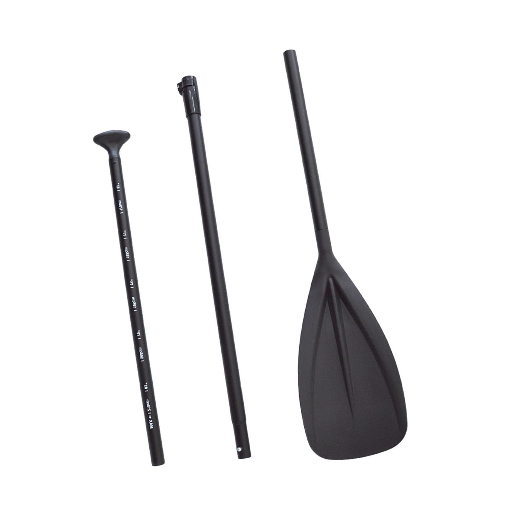 Pagaie Sup Réglable 3 Pièces en Alliage D’Aluminium Noir