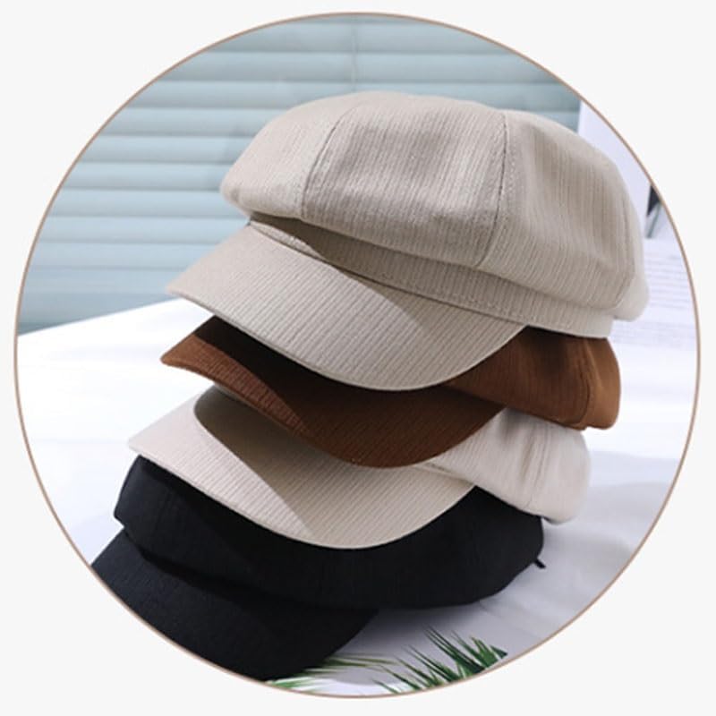 Outdoor Casual Fabric Beret Versatile Artistic Retro Newsboy Hat Japanese Painter Hats