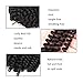 Yebo 30 Strands Spring Twist Hair 4 Packs Spring Twist Crochet Braiding hair 8 Inches Ombre Colors Synthetic Hair Extensions 30 Strands/Pack, 110g/Pack(1B,8Inch)
