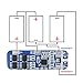 diymore 5pcs 3S BMS Module 12V 10A BMS Charger Module Li-ion Battery Protection Board