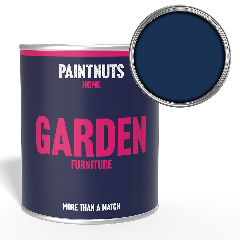 Paintnuts Cobalt Blue Garden Furniture Paint - Ral-5013 - Matt 250Ml Tin