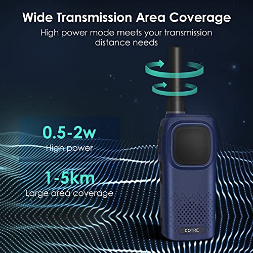 Digital&Analog Walkie Talkie - Two Way Radio, Long Range Business Walkie Talkies For Adults Rechargeable Hands Free 2 Way Radios, Up To 30H Standby Time, Automatic Backlight Led Screen #TOP2