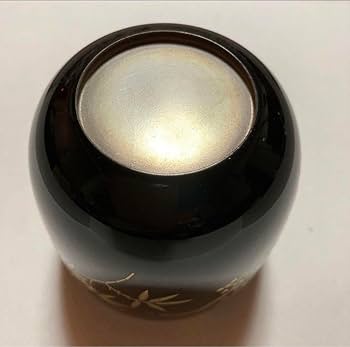 Amazon.co.jp: 蒔絵師 一瓢斎 盛蒔絵 四君子 棗 内銀 共箱 木製