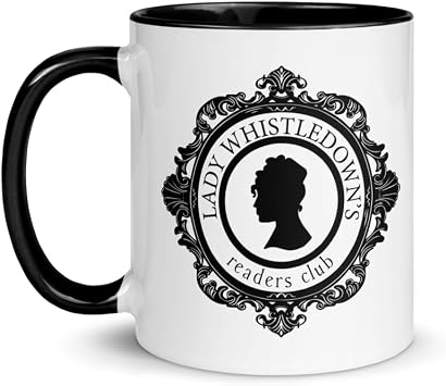 Bridgerton Lady Whistledowns Readers Club Mug - 11 oz - Officially Licensed