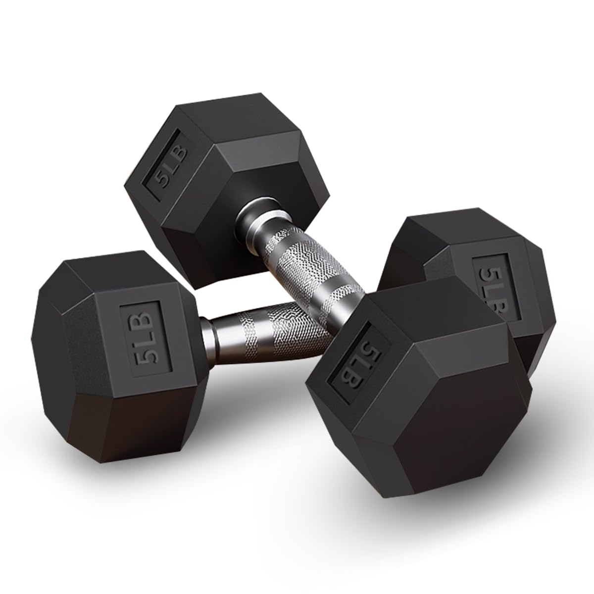 Adjustable Dumbbells Set 5 pounds * 2 Home Gym Fitness Strength Training Weights Pair Adjustable Weights for Men Women Workout Exercise Equipment Dumbbell Set Gym Accessories