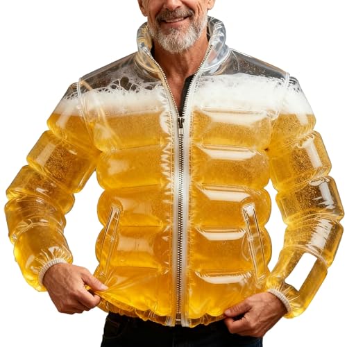 Chaquetas para beber cerveza con sistema de manos libres en fiestas