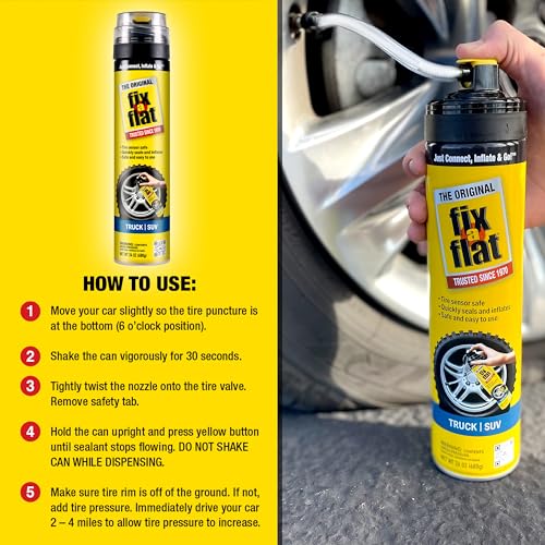 Fix-A-Flat Aerosol Emergency Tire Repair