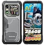 Blackview Xplore 1 5G Rugged Smartphone con Doppio Schermo, Batteria 20000mAh Android 15, 36GB+256GB/2TB, Display 6.78" FHD+ 120Hz, 64MP+50MP+20MP con Visione Notturna, NFC/Torcia/Dual SIM