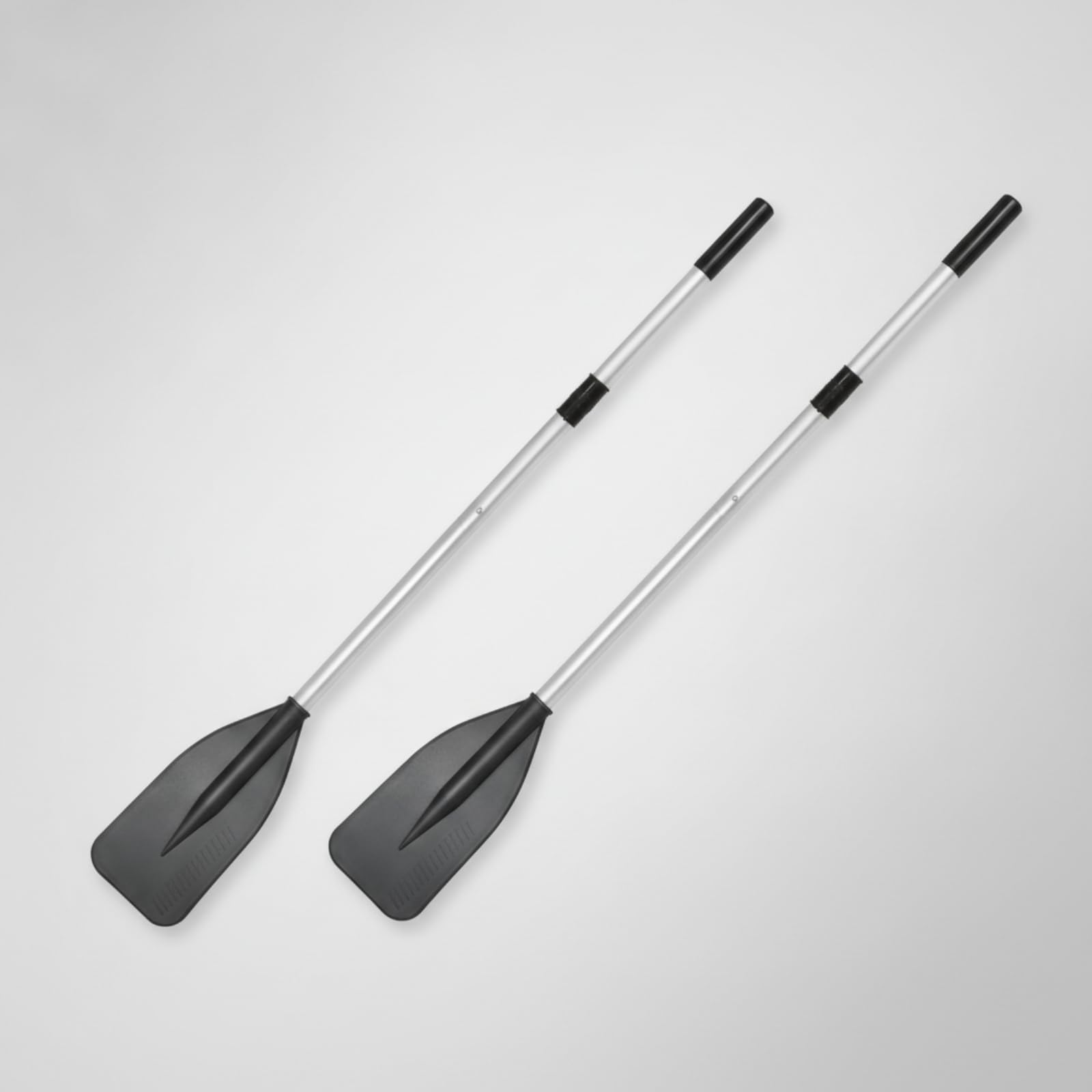 Coppia di Pagaie per Kayak con Albero in Alluminio Argento da 1180 Pale in Nylon Antiscivolo per Gommone E Barca Pneumatica Adatta per Remata E Sport Acquatici
