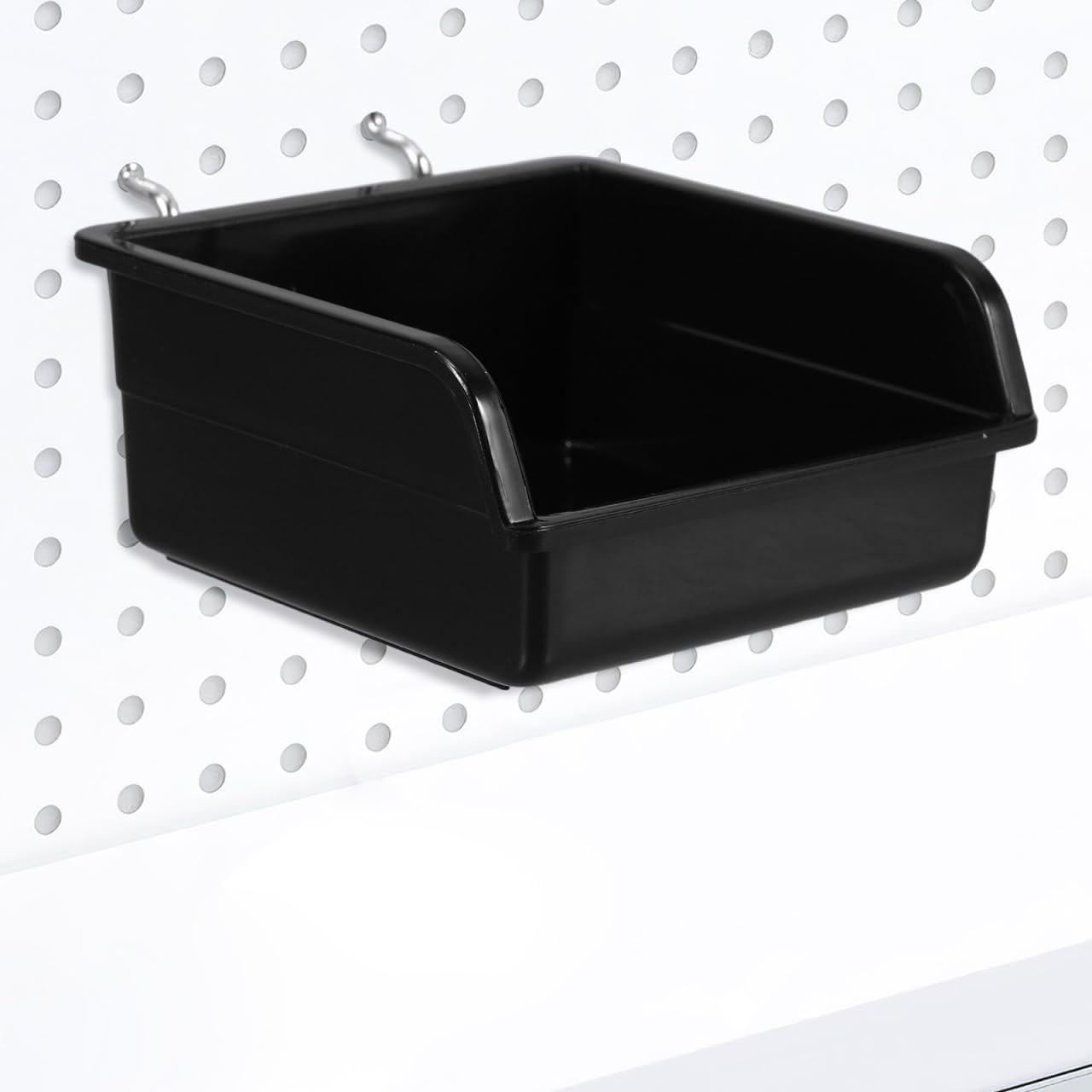 UKCOCO Heavy-Duty Peg Board Storage Bins 3-Pack Antistatic Tool Organizer Bin for Garage Workshop Home Wall Pegboard Accessories Portable Hardware Storage
