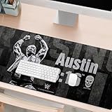 Head Case Designs Officially Licensed WWE Raising Stone Cold Steve Austin Gaming Office Desk PC Keyboard Mouse Mat Pad 37.4 x 15.75 x 0.16 inches (900 x 400 mm) - XL - Image 5
