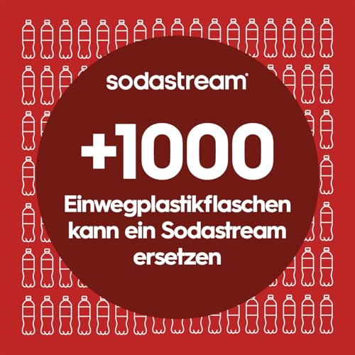 SodaStream Crystal 3.0 Wassersprudler mit 2x Quick-Connect CO2-Zylinder und 2x Glaskaraffen – Ansicht 5