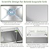 Drop In Kitchen Sink 33x22, 9 Basin Depth, 18 Gauge Stainless Steel Sink, 3D Embossed Surface Finish Top Mount with Accessories