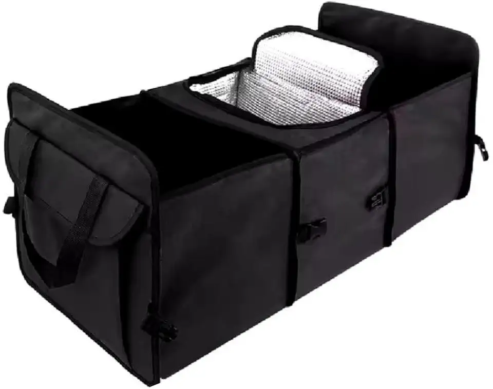 Organizador Porta-Malas 3 Divisórias Térmica Viagem Compras