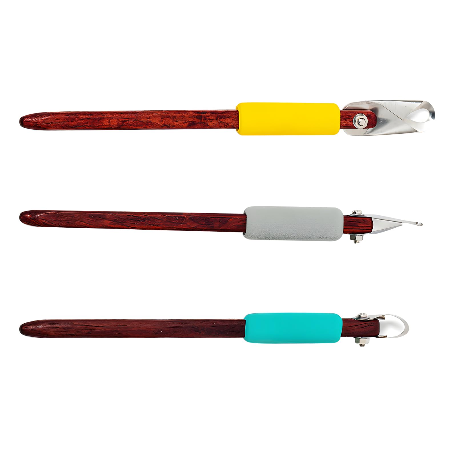 cimsfcor3 Pcs Clay Pottery Sculpting Tools Set, Clay Sculpting Modelling Tools Rosewood Handle for Art Crafts DIY Pottery Sculpture