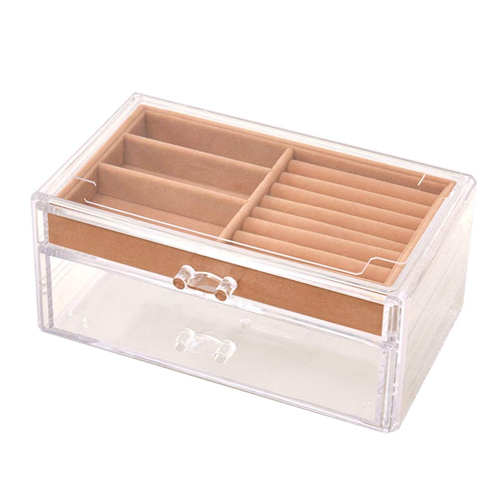 Beau Organisateur de Maquillage Présentoir Cosmétique Réglable Vanity de Grande Capacité pour Bijoux, Pinceaux de Maquillage, Rouges à Lèvres Hermétique