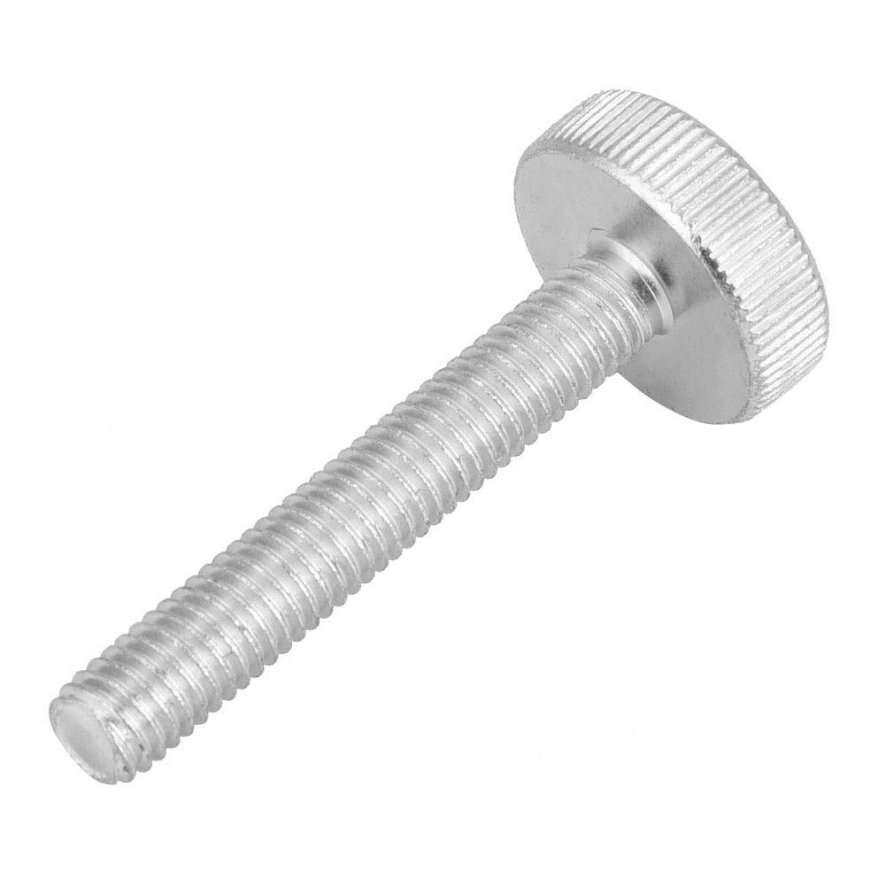 10 Rändelschrauben M5x50 mm - DIN 653 - niedrige Form - Edelstahl A1