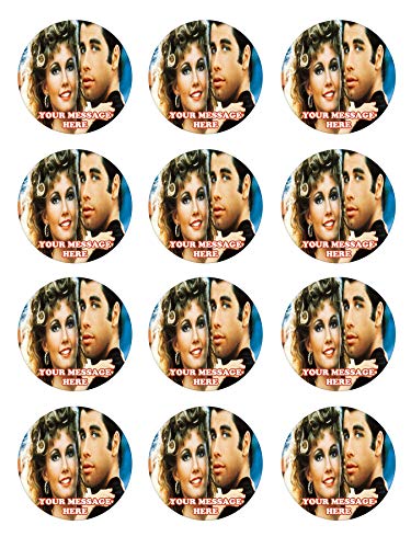 Grease Cake Topper Edible Image Personalized Cupcakes Frosting Sugar Sheet (8\" X 11\" Cake Topper)