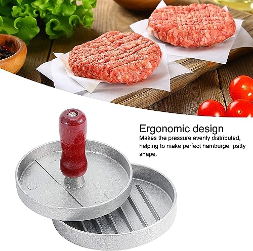 Image of Hamburger Patty Maker Burger Tikki Mold Non-Stick Zinc Alloy Presser for Barbecue Grilling Burger Press Patty Maker for Home, Kitchen, Hotel, Restaurants (1Pcs)