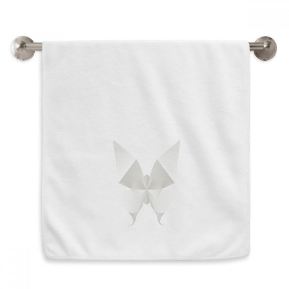 Serviette papillon origami blanc 13x29 pouces douce pour toilette