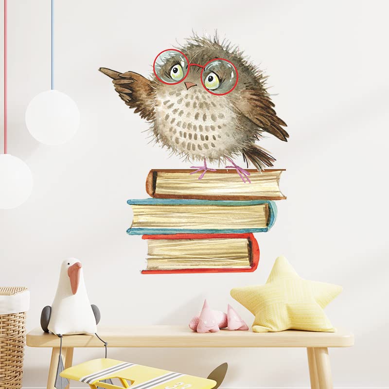 GRAZDesign Graz Design - Adesivo da parete per cameretta dei bambini, motivo: trattore rosso con animali, 100 x 57 cm