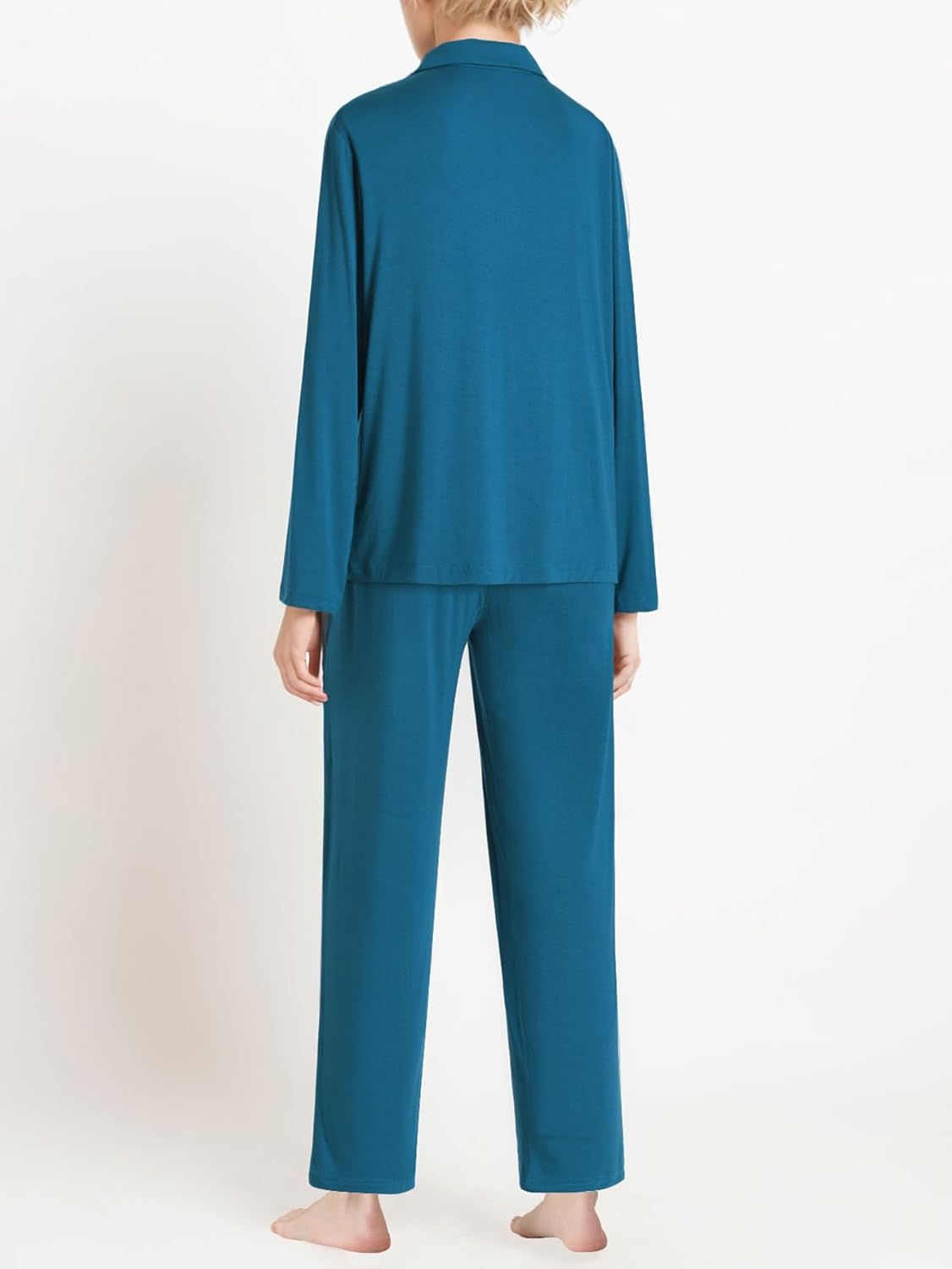 Women's Petite Pajamas Set Petite Size Long Sleeve - Image 2