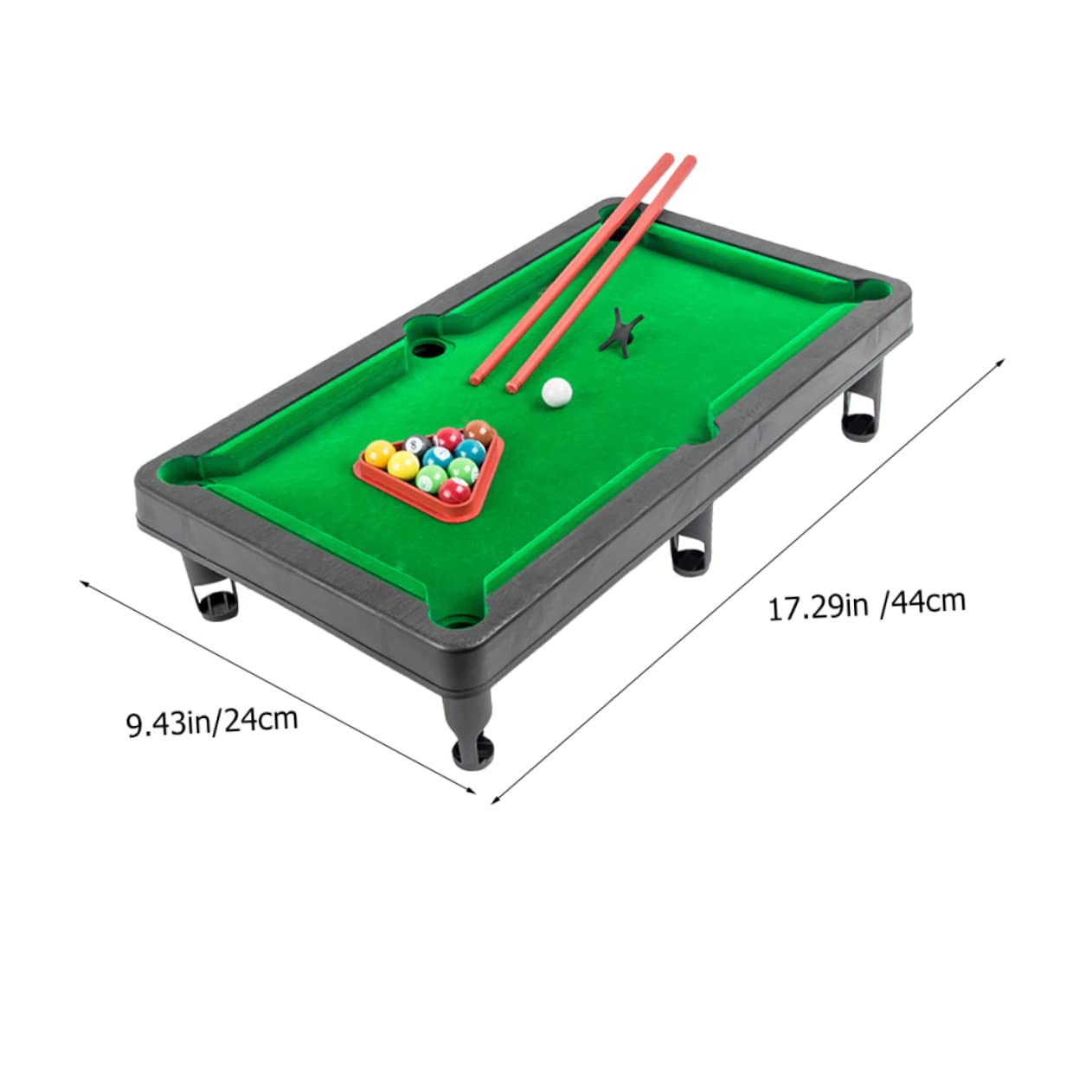 Toddmomy Mini Pool Table Game Toy for Boys and Girls Billiard Set for Boys Educational Game Table Interactive Family Fun