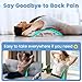 Relief Expert Back Stretcher for Lower Back Pain Relief Sciatica, Unlimited-Level Adjustable Back Cracker for Men & Women Stretching, Back Cracking Device for Muscle Tension Relief, Herniated Disc