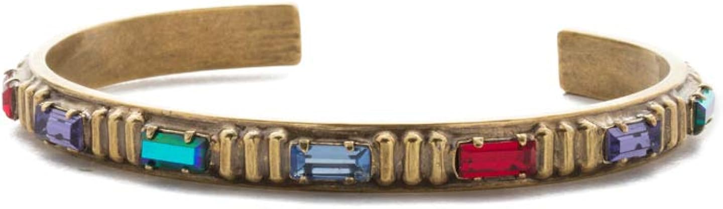 Sorrelli Eira - Brazalete con acabado en tono dorado antiguo, tono dorado