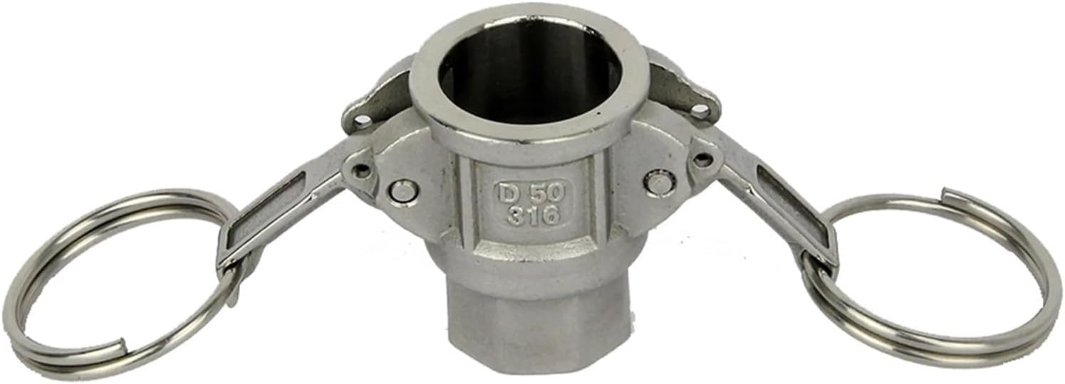 1Pcs SS Camlock - Type D Female x 1/2inch BSPT Female