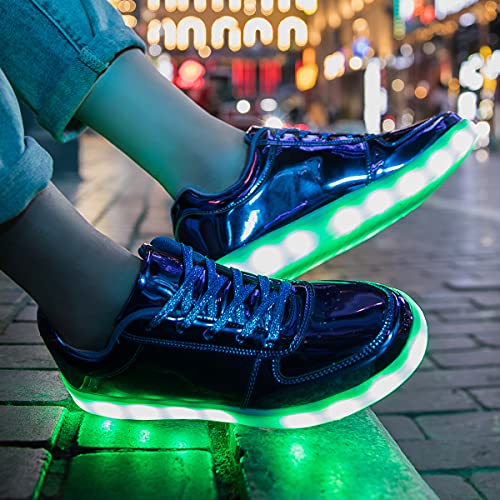 LED Light Up Shoes for Women Men Sports LED Shoes Dancing Sneakers Low-Top USB Charging Shoes for Kids3