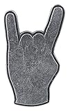 Biker, Musik, Rockwear Devil Horns Unisex Pin grau Zinklegierung Biker, Musik, Rockwear