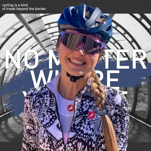 KAPVOE Photochromic Cycling Glasses UV400 Protection Mountain Bike Clear Sports Sunglasses For Men Women MTB Bicycle Riding Baseball Running Driving Fishing Golf Clear Purple 09 - Image 2
