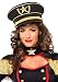 Leg Avenue Women's Military Hat, Gold/black, One Size