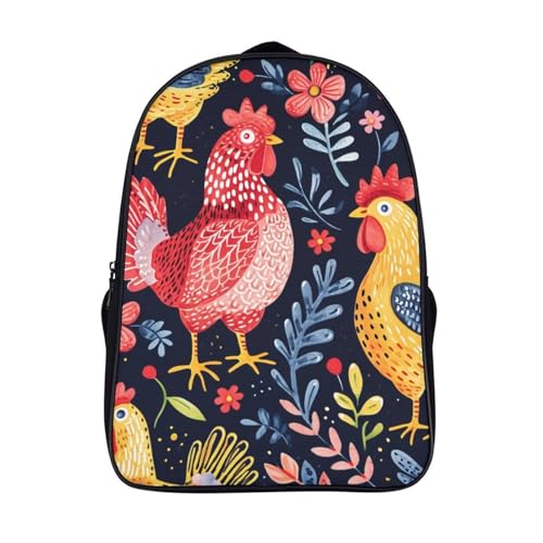 Sac à dos pour enfants Rooster imprimé 3D de dessin animé pour la maternelle