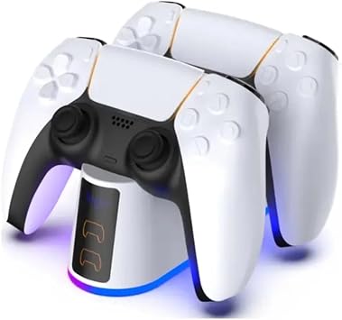 Ps5 Joystick handle Charging Stand Dsp828 with Rgb Illuminated LED Indicator