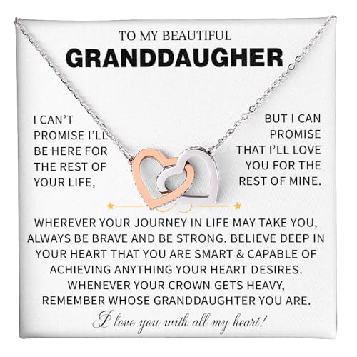 Granddaughter Interlocking Hearts Necklace