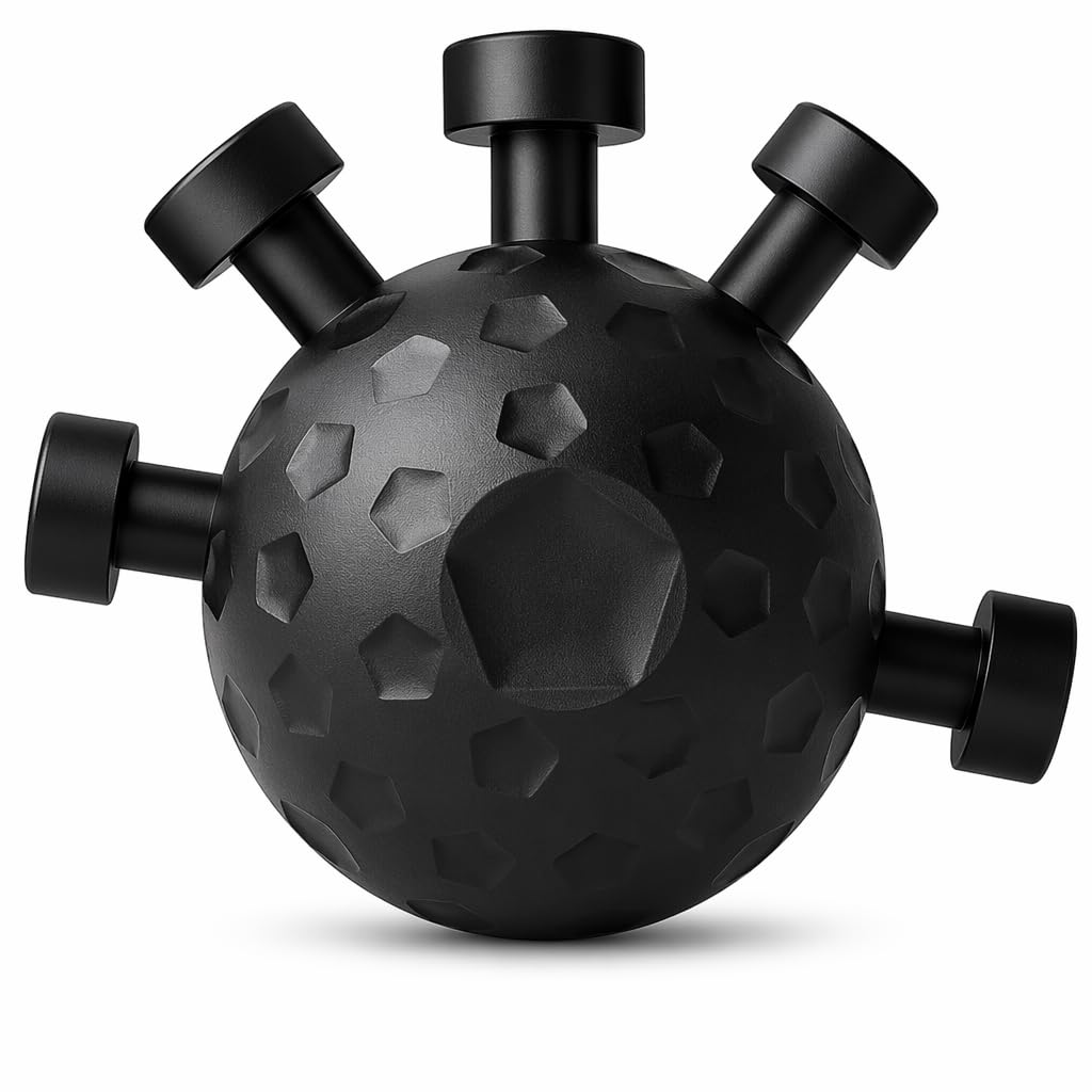 Hand Grip Strengthener Ball, Finger Workout Trainer, Adjustable Resistance Grip Exercise Tool for Wrist, Forearm, Muscle Strength, Gym & Rehab, Multicolour (1Pcs)-image-28