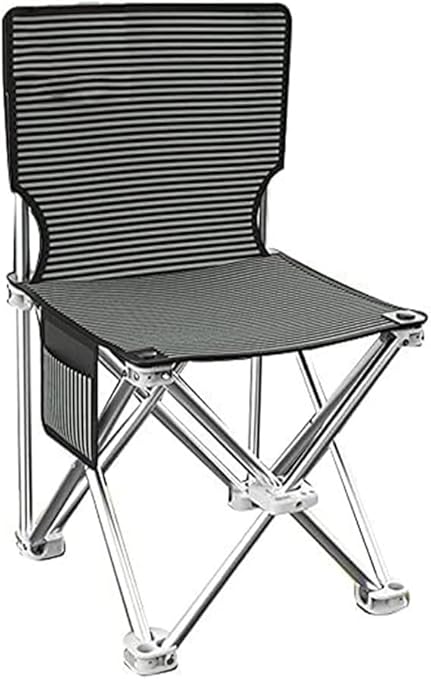 Amazon Smtao キャンプ折りたたみ椅子 多機能キャンプチェア 屋外ポータブルチェア軽量釣りチェア 収納ネットバッグ付き 黒い Diy 工具 ガーデン