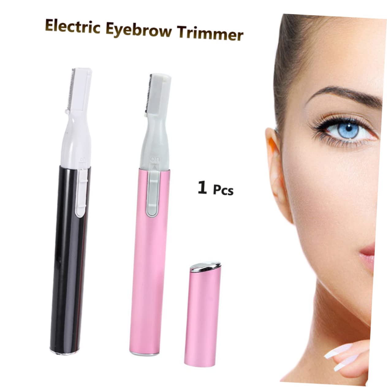 IWOWHERO Womens Facial Hair Remover Eyebrow Shaver Electric Eyebrow Trimmer Comb