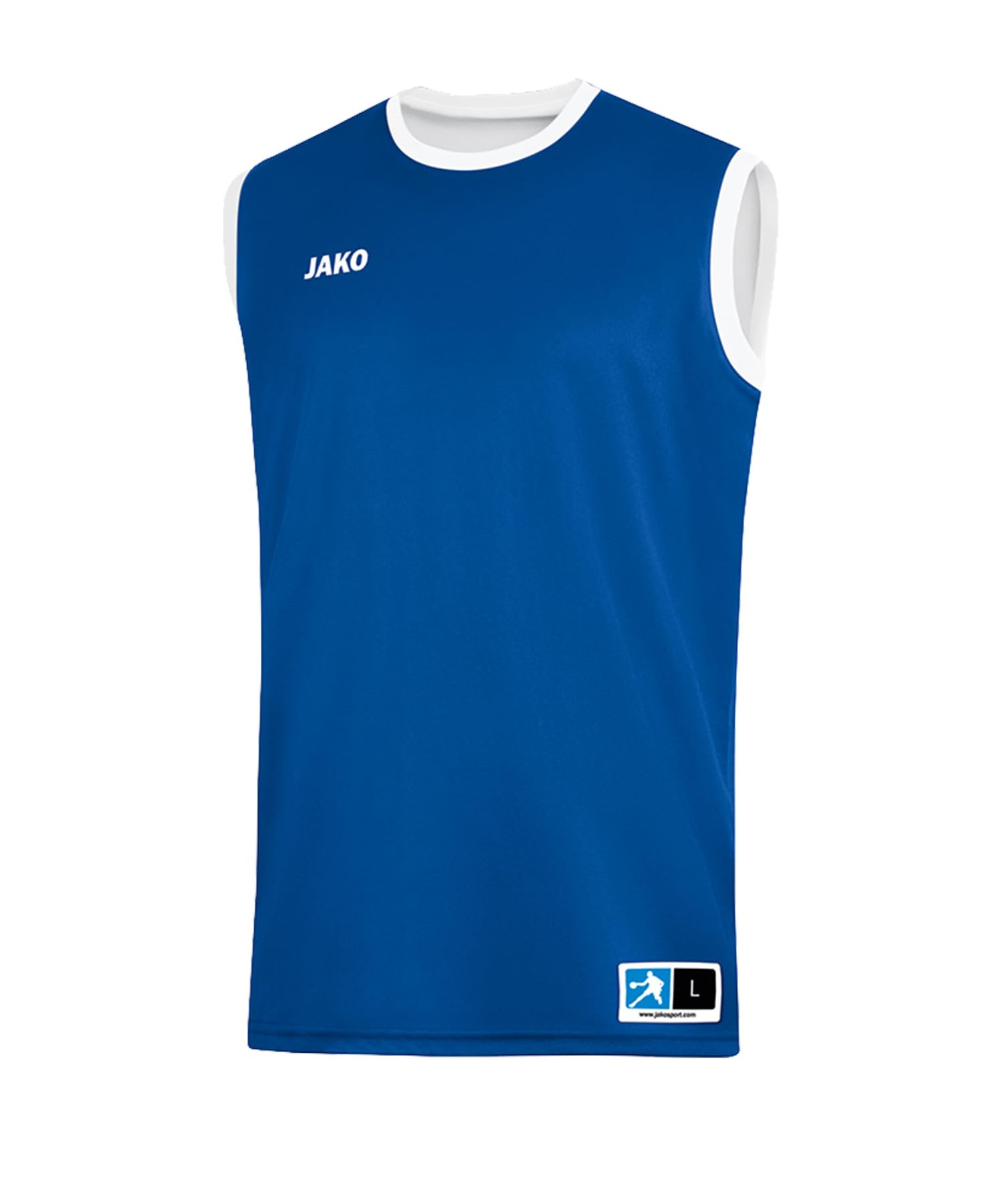 JAKO Men's Change 2.0 Reversible Jersey, Royal/White, 3XL